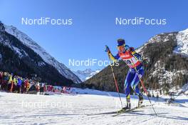 16.02.2019, Cogne, Italy (ITA): Ivan Lyuft (KAZ) - FIS world cup cross-country, individual sprint, Cogne (ITA). www.nordicfocus.com. © Thibaut/NordicFocus. Every downloaded picture is fee-liable.