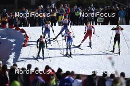 16.02.2019, Cogne, Italy (ITA): Julia Kern (USA) - FIS world cup cross-country, individual sprint, Cogne (ITA). www.nordicfocus.com. © Thibaut/NordicFocus. Every downloaded picture is fee-liable.