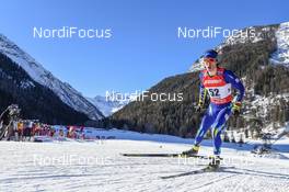 16.02.2019, Cogne, Italy (ITA): Asset Dyussenov (KAZ) - FIS world cup cross-country, individual sprint, Cogne (ITA). www.nordicfocus.com. © Thibaut/NordicFocus. Every downloaded picture is fee-liable.