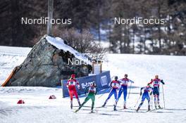 16.02.2019, Cogne, Italy (ITA): Sophie Caldwell (USA) - FIS world cup cross-country, individual sprint, Cogne (ITA). www.nordicfocus.com. © Thibaut/NordicFocus. Every downloaded picture is fee-liable.