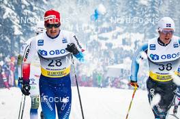 09.03.2019, Oslo, Norway (NOR): Jonas Baumann (SUI), Snorri Eythor Einarsson (ISL), (l-r)  - FIS world cup cross-country, mass men, Oslo (NOR). www.nordicfocus.com. © Modica/NordicFocus. Every downloaded picture is fee-liable.