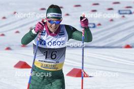 10.03.2019, Oslo, Norway (NOR): Elisa Brocard (ITA) - FIS world cup cross-country, mass women, Oslo (NOR). www.nordicfocus.com. © Thibaut/NordicFocus. Every downloaded picture is fee-liable.