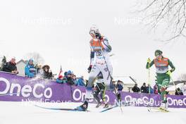 12.03.2019, Drammen, Norway (NOR): Maja Dahlqvist (SWE), Lucia Scardoni (ITA), (l-r)  - FIS world cup cross-country, individual sprint, Drammen (NOR). www.nordicfocus.com. © Lyngstad/NordicFocus. Every downloaded picture is fee-liable.