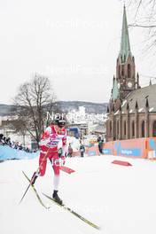 12.03.2019, Drammen, Norway (NOR): Johannes Hoesflot Klaebo (NOR) - FIS world cup cross-country, individual sprint, Drammen (NOR). www.nordicfocus.com. © Lyngstad/NordicFocus. Every downloaded picture is fee-liable.