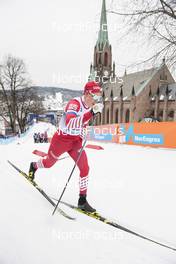 12.03.2019, Drammen, Norway (NOR): Alexander Terentev (RUS) - FIS world cup cross-country, individual sprint, Drammen (NOR). www.nordicfocus.com. © Lyngstad/NordicFocus. Every downloaded picture is fee-liable.