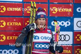 12.03.2019, Drammen, Norway (NOR): Johannes Hoesflot Klaebo (NOR), (l-r) - FIS world cup cross-country, individual sprint, Drammen (NOR). www.nordicfocus.com. © Lyngstad/NordicFocus. Every downloaded picture is fee-liable.