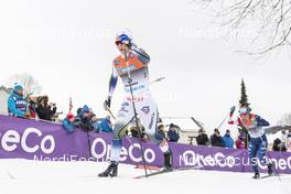 12.03.2019, Drammen, Norway (NOR): Johanna Hagstroem (SWE), Jessica Diggins (USA), (l-r)  - FIS world cup cross-country, individual sprint, Drammen (NOR). www.nordicfocus.com. © Lyngstad/NordicFocus. Every downloaded picture is fee-liable.