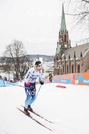 12.03.2019, Drammen, Norway (NOR): Jovian Hediger (SUI) - FIS world cup cross-country, individual sprint, Drammen (NOR). www.nordicfocus.com. © Lyngstad/NordicFocus. Every downloaded picture is fee-liable.