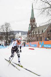 12.03.2019, Drammen, Norway (NOR): Anna Svendsen (NOR) - FIS world cup cross-country, individual sprint, Drammen (NOR). www.nordicfocus.com. © Lyngstad/NordicFocus. Every downloaded picture is fee-liable.