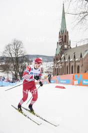 12.03.2019, Drammen, Norway (NOR): Andrey Krasnov (RUS) - FIS world cup cross-country, individual sprint, Drammen (NOR). www.nordicfocus.com. © Lyngstad/NordicFocus. Every downloaded picture is fee-liable.