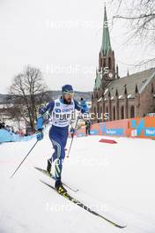 12.03.2019, Drammen, Norway (NOR): Aliaksandr Voranau (BLR) - FIS world cup cross-country, individual sprint, Drammen (NOR). www.nordicfocus.com. © Lyngstad/NordicFocus. Every downloaded picture is fee-liable.