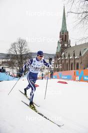 12.03.2019, Drammen, Norway (NOR): Anssi Pentsinen (FIN) - FIS world cup cross-country, individual sprint, Drammen (NOR). www.nordicfocus.com. © Lyngstad/NordicFocus. Every downloaded picture is fee-liable.