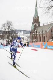 12.03.2019, Drammen, Norway (NOR): Lauri Vuorinen (FIN) - FIS world cup cross-country, individual sprint, Drammen (NOR). www.nordicfocus.com. © Lyngstad/NordicFocus. Every downloaded picture is fee-liable.