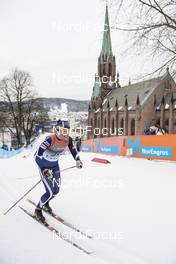 12.03.2019, Drammen, Norway (NOR): Kerttu Niskanen (FIN) - FIS world cup cross-country, individual sprint, Drammen (NOR). www.nordicfocus.com. © Lyngstad/NordicFocus. Every downloaded picture is fee-liable.