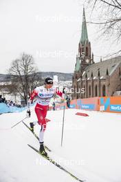 12.03.2019, Drammen, Norway (NOR): Emil Iversen (NOR) - FIS world cup cross-country, individual sprint, Drammen (NOR). www.nordicfocus.com. © Lyngstad/NordicFocus. Every downloaded picture is fee-liable.