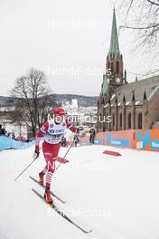 12.03.2019, Drammen, Norway (NOR): Andrey Sobakarev (RUS) - FIS world cup cross-country, individual sprint, Drammen (NOR). www.nordicfocus.com. © Lyngstad/NordicFocus. Every downloaded picture is fee-liable.