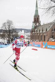 12.03.2019, Drammen, Norway (NOR): Gleb Retivykh (RUS) - FIS world cup cross-country, individual sprint, Drammen (NOR). www.nordicfocus.com. © Lyngstad/NordicFocus. Every downloaded picture is fee-liable.