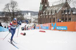 12.03.2019, Drammen, Norway (NOR): Jessica Diggins (USA) - FIS world cup cross-country, individual sprint, Drammen (NOR). www.nordicfocus.com. © Lyngstad/NordicFocus. Every downloaded picture is fee-liable.