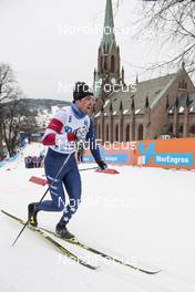 12.03.2019, Drammen, Norway (NOR): Benjamin Saxton (USA) - FIS world cup cross-country, individual sprint, Drammen (NOR). www.nordicfocus.com. © Lyngstad/NordicFocus. Every downloaded picture is fee-liable.