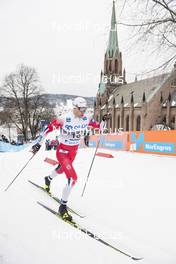 12.03.2019, Drammen, Norway (NOR): Eirik Brandsdal (NOR) - FIS world cup cross-country, individual sprint, Drammen (NOR). www.nordicfocus.com. © Lyngstad/NordicFocus. Every downloaded picture is fee-liable.