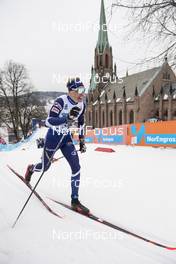 12.03.2019, Drammen, Norway (NOR): Iivo Niskanen (FIN) - FIS world cup cross-country, individual sprint, Drammen (NOR). www.nordicfocus.com. © Lyngstad/NordicFocus. Every downloaded picture is fee-liable.