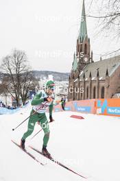 12.03.2019, Drammen, Norway (NOR): Federico Pellegrino (ITA) - FIS world cup cross-country, individual sprint, Drammen (NOR). www.nordicfocus.com. © Lyngstad/NordicFocus. Every downloaded picture is fee-liable.