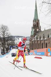 12.03.2019, Drammen, Norway (NOR): Mingliang Zhu (CHN) - FIS world cup cross-country, individual sprint, Drammen (NOR). www.nordicfocus.com. © Lyngstad/NordicFocus. Every downloaded picture is fee-liable.