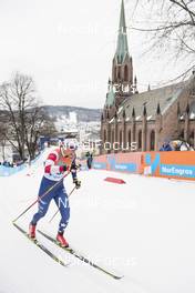 12.03.2019, Drammen, Norway (NOR): Julia Kern (USA) - FIS world cup cross-country, individual sprint, Drammen (NOR). www.nordicfocus.com. © Lyngstad/NordicFocus. Every downloaded picture is fee-liable.