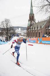 12.03.2019, Drammen, Norway (NOR): Ida Sargent (USA) - FIS world cup cross-country, individual sprint, Drammen (NOR). www.nordicfocus.com. © Lyngstad/NordicFocus. Every downloaded picture is fee-liable.