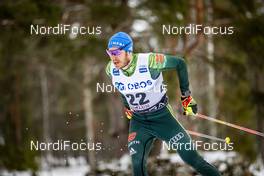 17.03.2019, Falun, Sweden (SWE): Lucas Boegl (GER) - FIS world cup cross-country, 15km men, Falun (SWE). www.nordicfocus.com. © Modica/NordicFocus. Every downloaded picture is fee-liable.