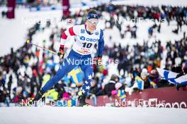16.03.2019, Falun, Sweden (SWE): Simeon Hamilton (USA) - FIS world cup cross-country, individual sprint, Falun (SWE). www.nordicfocus.com. © Modica/NordicFocus. Every downloaded picture is fee-liable.