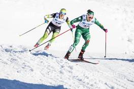 16.03.2019, Falun, Sweden (SWE): Greta Laurent (ITA), Eva Urevc (SLO), (l-r)  - FIS world cup cross-country, individual sprint, Falun (SWE). www.nordicfocus.com. © Modica/NordicFocus. Every downloaded picture is fee-liable.
