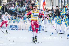 16.03.2019, Falun, Sweden (SWE): Johannes Hoesflot Klaebo (NOR) - FIS world cup cross-country, individual sprint, Falun (SWE). www.nordicfocus.com. © Modica/NordicFocus. Every downloaded picture is fee-liable.