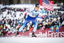 16.03.2019, Falun, Sweden (SWE): Jovian Hediger (SUI) - FIS world cup cross-country, individual sprint, Falun (SWE). www.nordicfocus.com. © Modica/NordicFocus. Every downloaded picture is fee-liable.