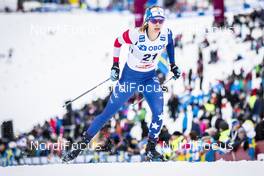 16.03.2019, Falun, Sweden (SWE): Jessica Diggins (USA) - FIS world cup cross-country, individual sprint, Falun (SWE). www.nordicfocus.com. © Modica/NordicFocus. Every downloaded picture is fee-liable.
