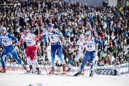 16.03.2019, Falun, Sweden (SWE): Ane Appelkvist Stenseth (NOR), Nadine Faehndrich (SUI), Jessica Diggins (USA), (l-r)  - FIS world cup cross-country, individual sprint, Falun (SWE). www.nordicfocus.com. © Modica/NordicFocus. Every downloaded picture is fee-liable.