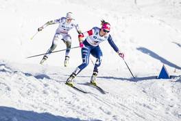 16.03.2019, Falun, Sweden (SWE): Sadie Bjornsen (USA), Evelina Settlin (SWE), (l-r)  - FIS world cup cross-country, individual sprint, Falun (SWE). www.nordicfocus.com. © Modica/NordicFocus. Every downloaded picture is fee-liable.