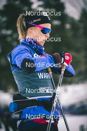 15.03.2019, Falun, Sweden (SWE): Sadie Bjornsen (USA) - FIS world cup cross-country, training, Falun (SWE). www.nordicfocus.com. © Modica/NordicFocus. Every downloaded picture is fee-liable.