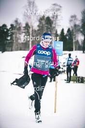 15.03.2019, Falun, Sweden (SWE): Nathalie Von Siebenthal (SUI) - FIS world cup cross-country, training, Falun (SWE). www.nordicfocus.com. © Modica/NordicFocus. Every downloaded picture is fee-liable.