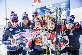 24.03.2019, Quebec, Canada (CAN): Ingvild Flugstad Oestberg (NOR), Therese Johaug (NOR), (l-r)  - FIS world cup cross-country, pursuit women, Quebec (CAN). www.nordicfocus.com. © Modica/NordicFocus. Every downloaded picture is fee-liable.
