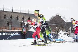 22.03.2019, Quebec, Canada (CAN): Yulia Belorukova (RUS), Katja Visnar (SLO), (l-r)  - FIS world cup cross-country, individual sprint, Quebec (CAN). www.nordicfocus.com. © Modica/NordicFocus. Every downloaded picture is fee-liable.