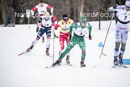 22.03.2019, Quebec, Canada (CAN): Federico Pellegrino (ITA), Johannes Hoesflot Klaebo (NOR), (l-r)  - FIS world cup cross-country, individual sprint, Quebec (CAN). www.nordicfocus.com. © Modica/NordicFocus. Every downloaded picture is fee-liable.