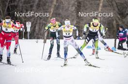 22.03.2019, Quebec, Canada (CAN): Tiril Udnes Weng (NOR), Laura Gimmler (GER), Frida Karlsson (SWE), Katja Visnar (SLO), (l-r)  - FIS world cup cross-country, individual sprint, Quebec (CAN). www.nordicfocus.com. © Modica/NordicFocus. Every downloaded picture is fee-liable.