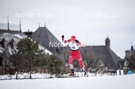 22.03.2019, Quebec, Canada (CAN): Alexander Bolshunov (RUS) - FIS world cup cross-country, individual sprint, Quebec (CAN). www.nordicfocus.com. © Modica/NordicFocus. Every downloaded picture is fee-liable.