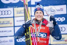 22.03.2019, Quebec, Canada (CAN): Johannes Hoesflot Klaebo (NOR) - FIS world cup cross-country, individual sprint, Quebec (CAN). www.nordicfocus.com. © Modica/NordicFocus. Every downloaded picture is fee-liable.