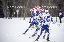 22.03.2019, Quebec, Canada (CAN): Joni Maeki (FIN), Teodor Peterson (SWE), (l-r)  - FIS world cup cross-country, individual sprint, Quebec (CAN). www.nordicfocus.com. © Modica/NordicFocus. Every downloaded picture is fee-liable.