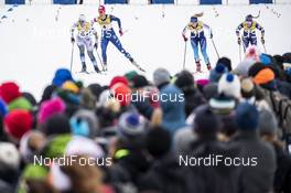 22.03.2019, Quebec, Canada (CAN): Sandra Ringwald (GER), Frida Karlsson (SWE), Sadie Bjornsen (USA), Nadine Faehndrich (SUI), (l-r)  - FIS world cup cross-country, individual sprint, Quebec (CAN). www.nordicfocus.com. © Modica/NordicFocus. Every downloaded picture is fee-liable.