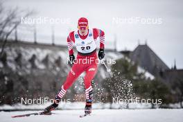 22.03.2019, Quebec, Canada (CAN): Alexander Bolshunov (RUS) - FIS world cup cross-country, individual sprint, Quebec (CAN). www.nordicfocus.com. © Modica/NordicFocus. Every downloaded picture is fee-liable.