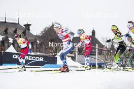 22.03.2019, Quebec, Canada (CAN): Maiken Caspersen Falla (NOR), Stina Nilsson (SWE), Mari Eide (NOR), (l-r)  - FIS world cup cross-country, individual sprint, Quebec (CAN). www.nordicfocus.com. © Modica/NordicFocus. Every downloaded picture is fee-liable.
