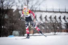 22.03.2019, Quebec, Canada (CAN): Sadie White (CAN) - FIS world cup cross-country, individual sprint, Quebec (CAN). www.nordicfocus.com. © Modica/NordicFocus. Every downloaded picture is fee-liable.